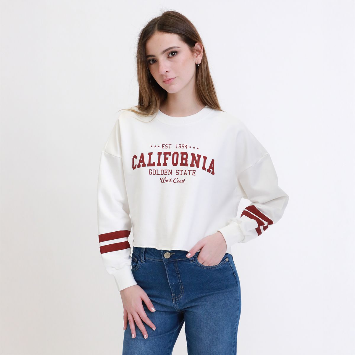 AMERICAN ABBEY - Polera Casual Mujer American Abbey