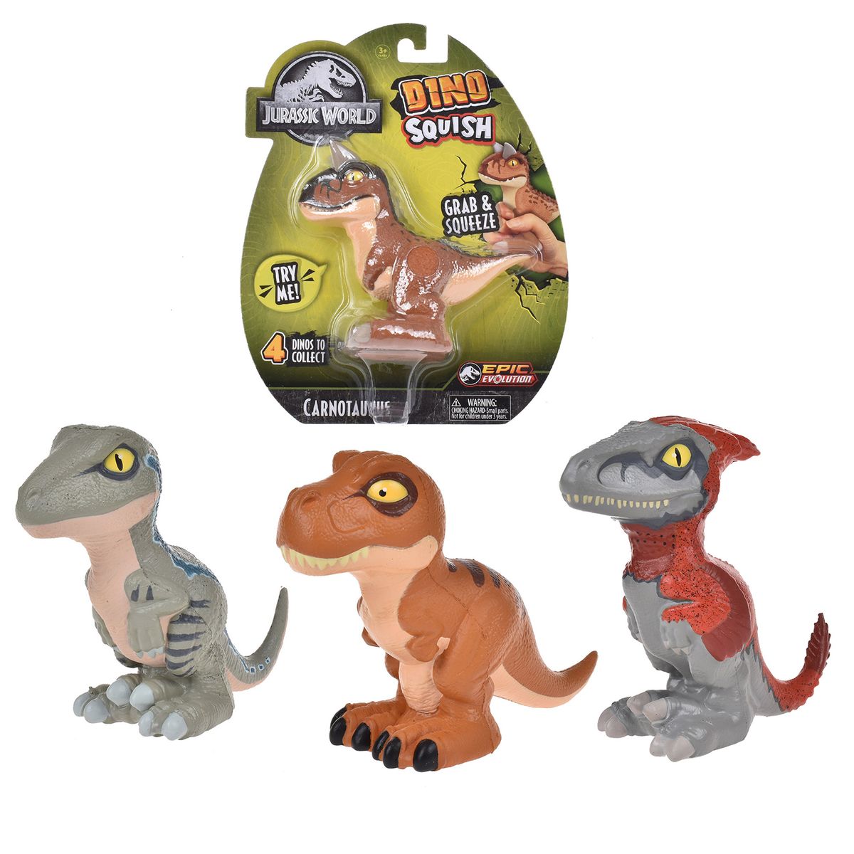 JURASSIC WORLD - Dinosaurio Squish De 13cm Jurassic World