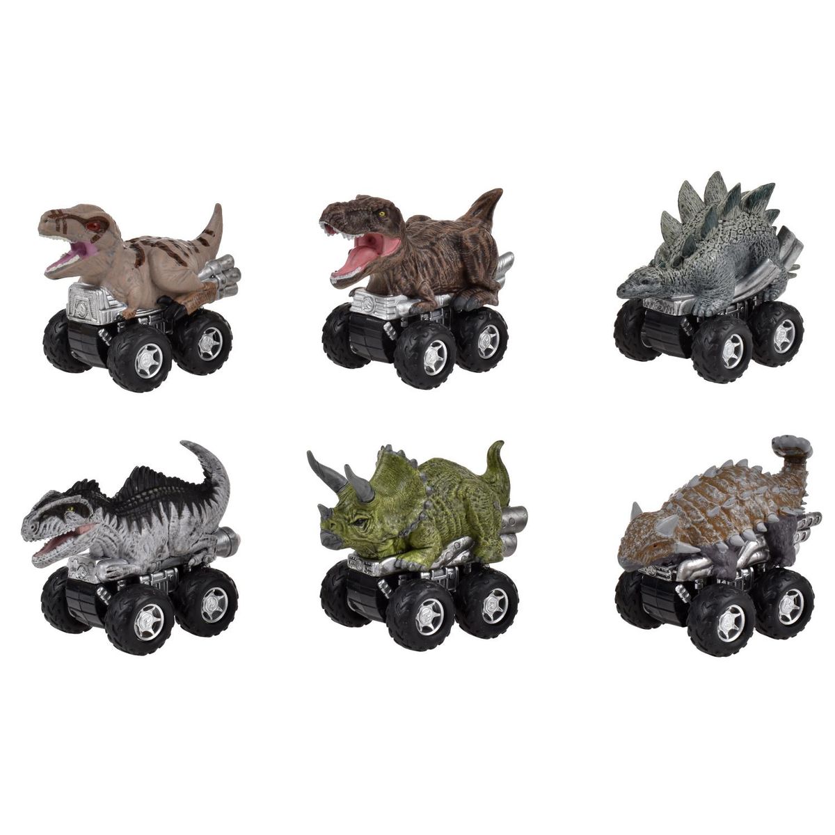 JURASSIC WORLD - Dino Vehiculo Pull Jurassic Pack X3