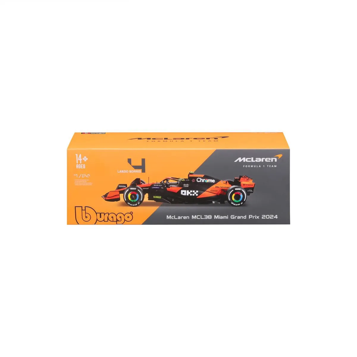 BURAGO - Carro F1 Mclaren 1:24 Coleccionable Bburago Mclaren