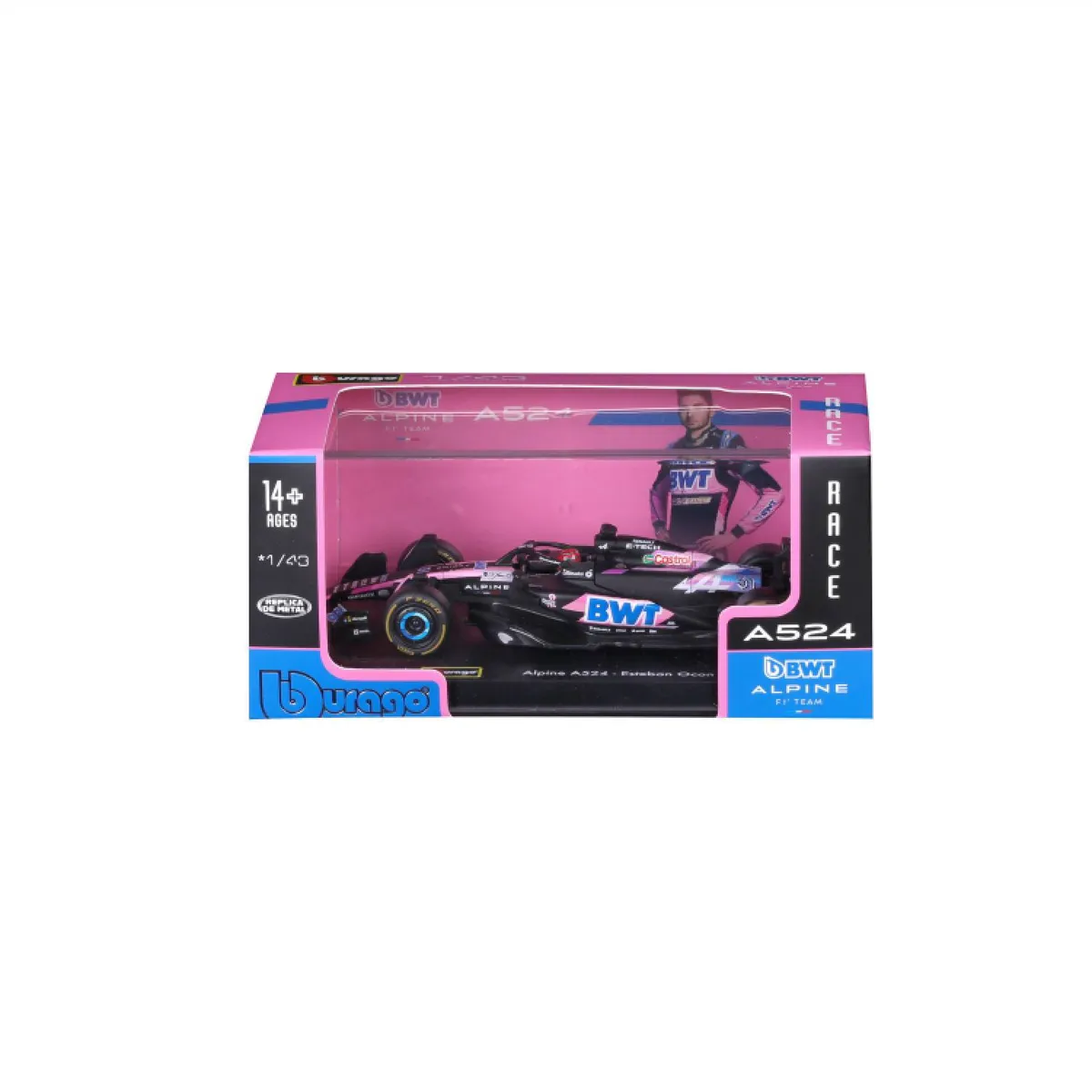 BURAGO - Carro F1 Alpine 1:43 Coleccionable Bburago Alpine