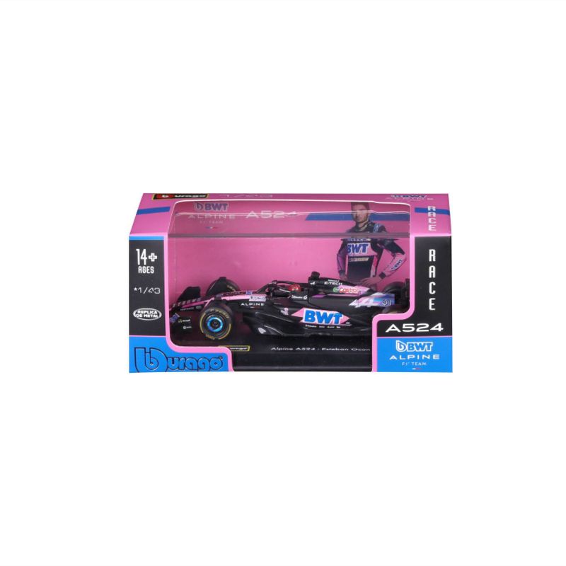 BURAGO - Carro F1 Alpine 1:43 Coleccionable Bburago Alpine