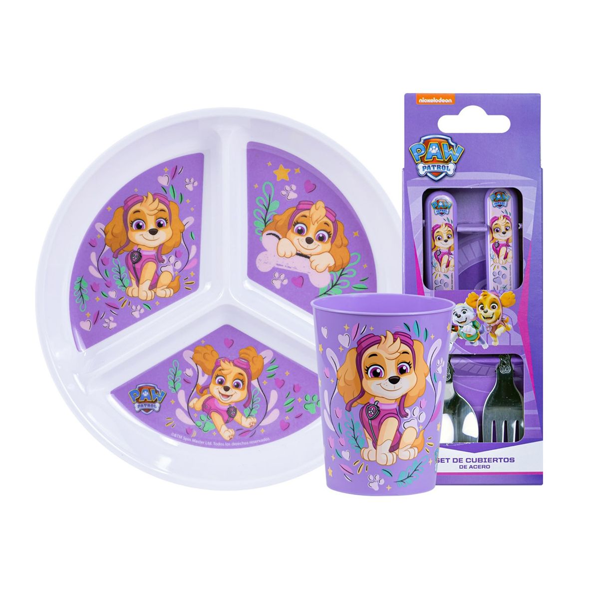 SCOOL - Set Melamine Div Paw Patrol M