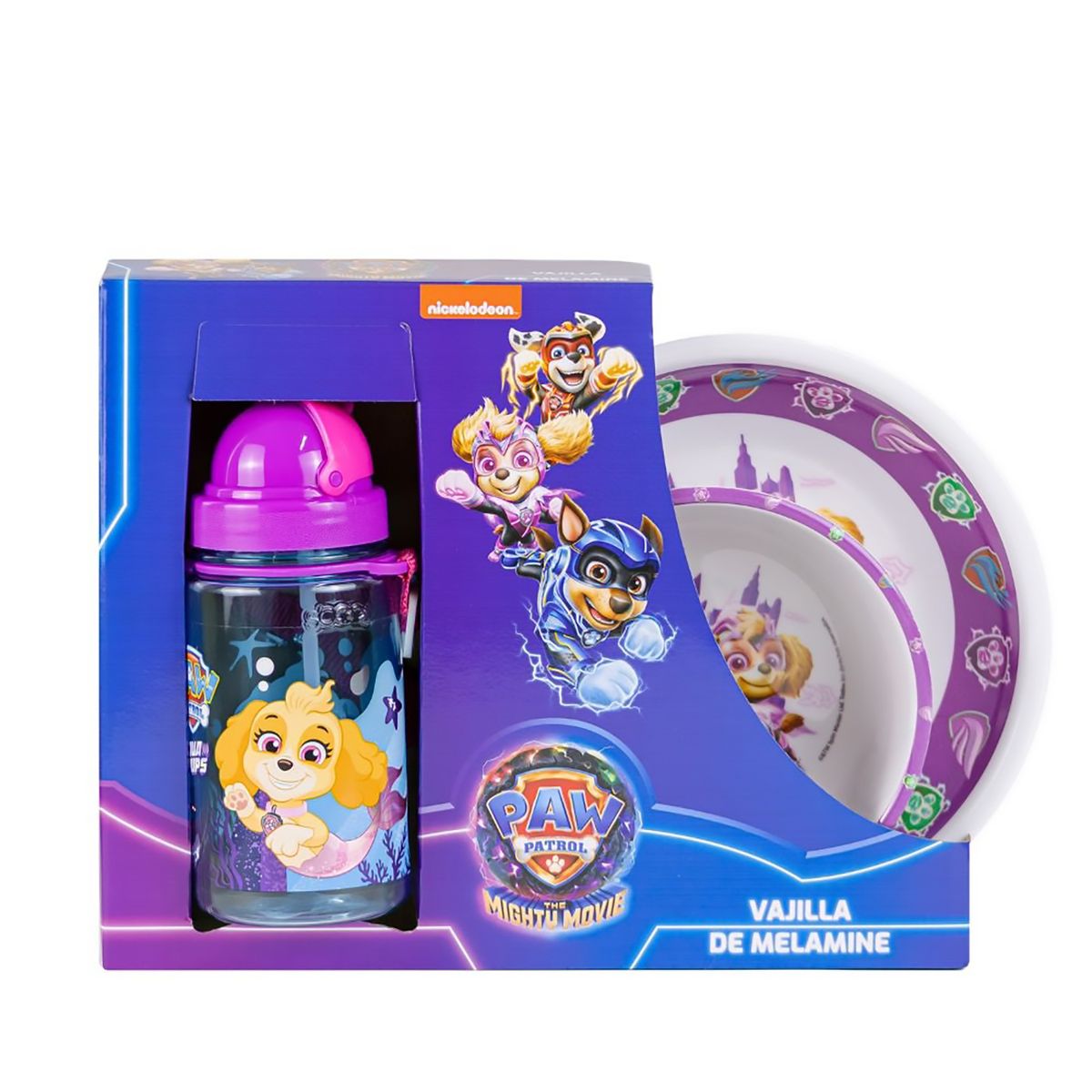 SCOOL - Set Melamine 3pz Paw Patrol M