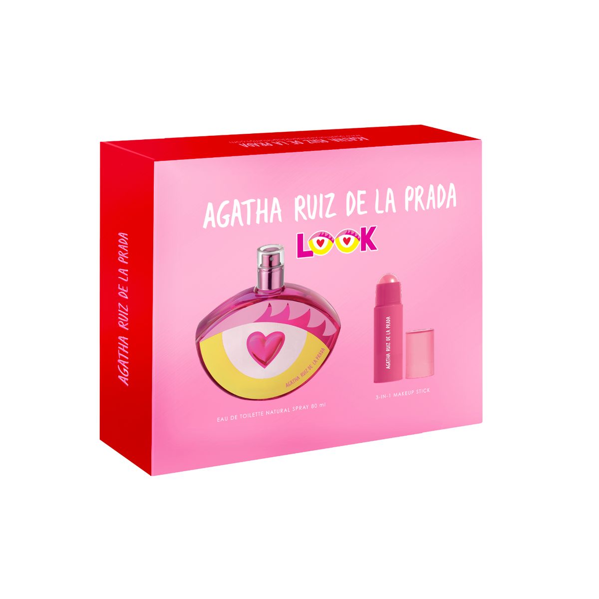 AGATHA RUIZ DE LA PRADA - Agatha Ruiz De La Prada Set Look Edt 80ml + Mup Stick Mujer
