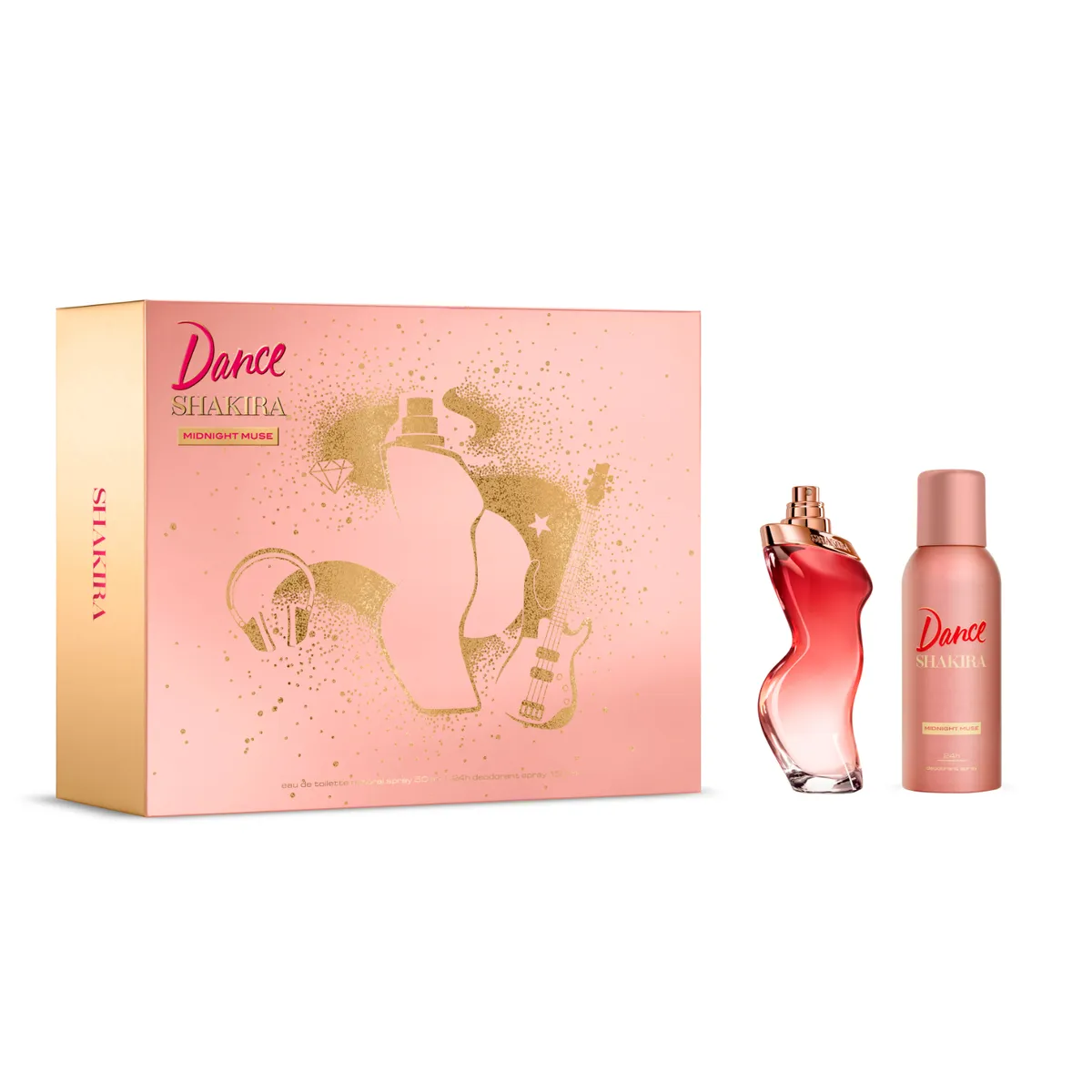 SHAKIRA - Sakira Midnight Muse Edt 80ml + Deo 150ml Mujer