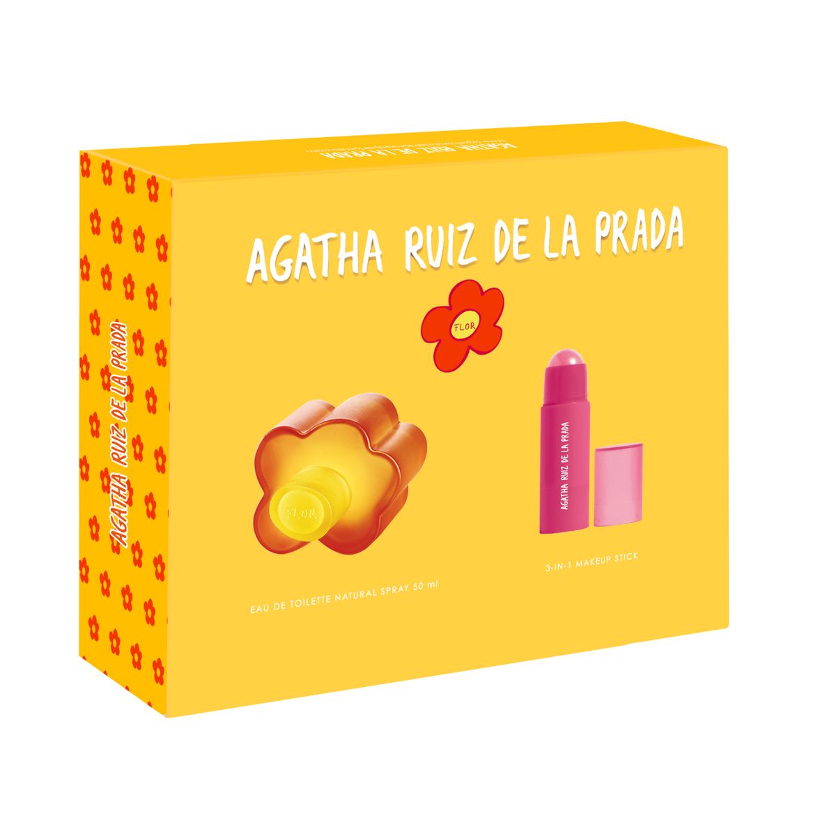 AGATHA RUIZ DE LA PRADA - Agatha Ruiz De La Prada Set Flor Edt 50 Ml + 3 In1 Mup Stick Mujer