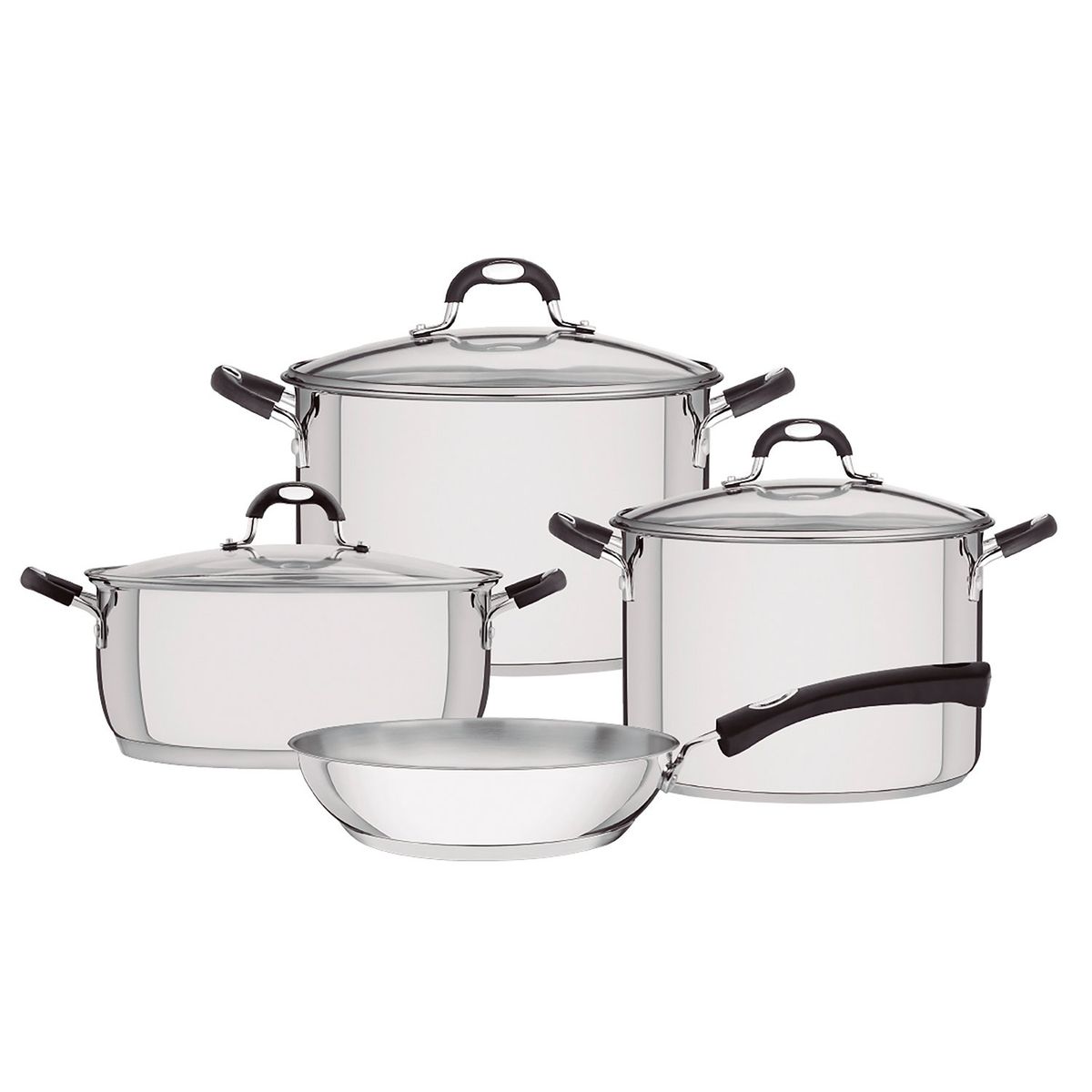 TRAMONTINA - Jgo Ollas Astro Silicone 7 Pzs