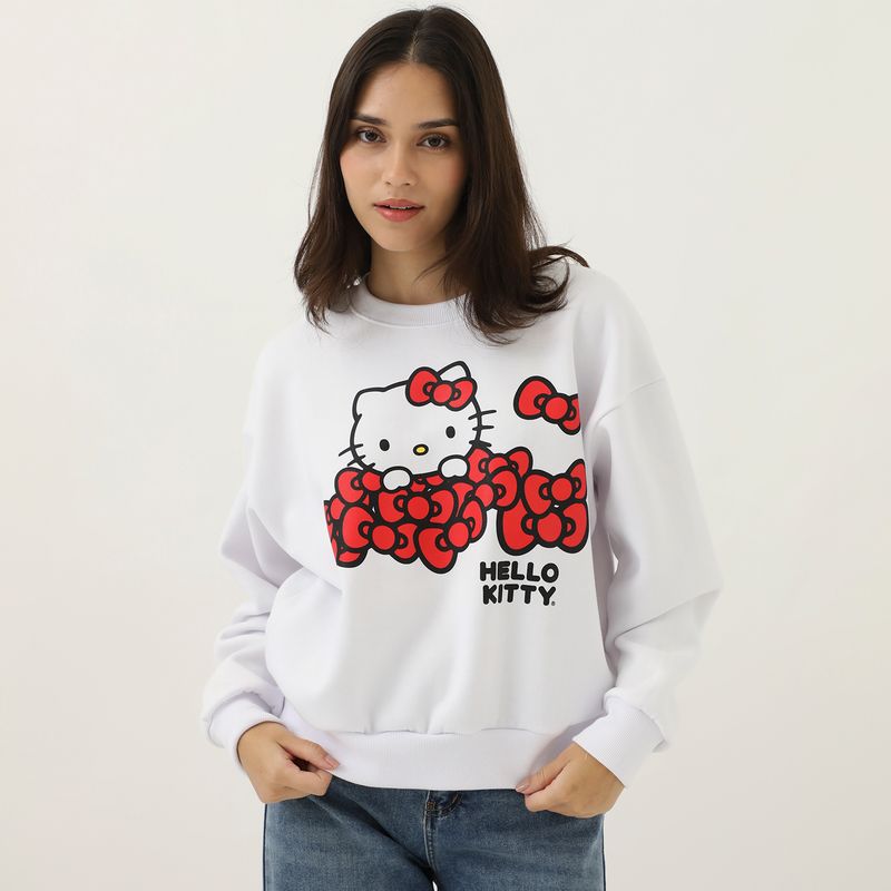 SYBILLA - Polera Algodón Hello Kitty Mujer Sybilla