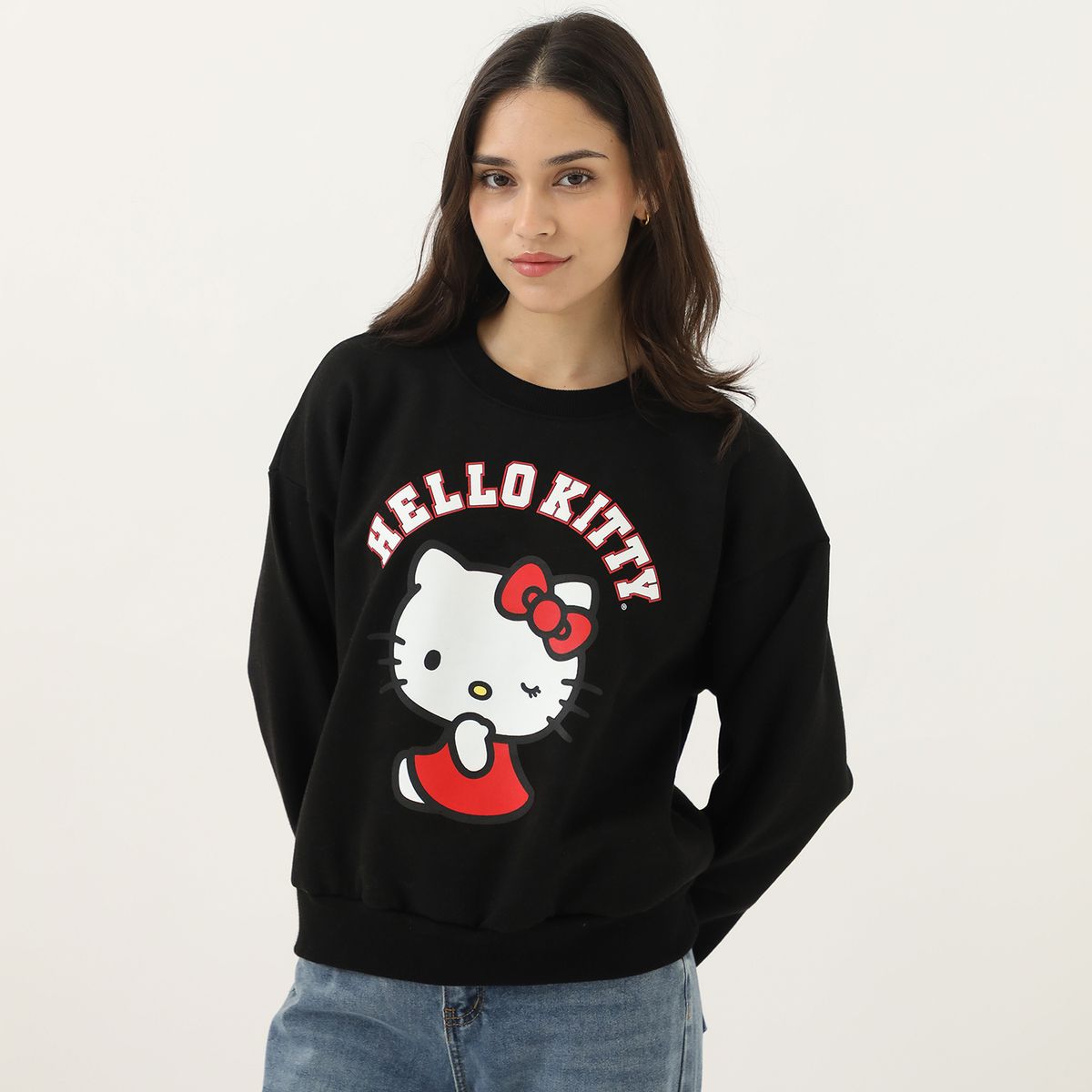 SYBILLA - Polera Algodón Hello Kitty Mujer Sybilla