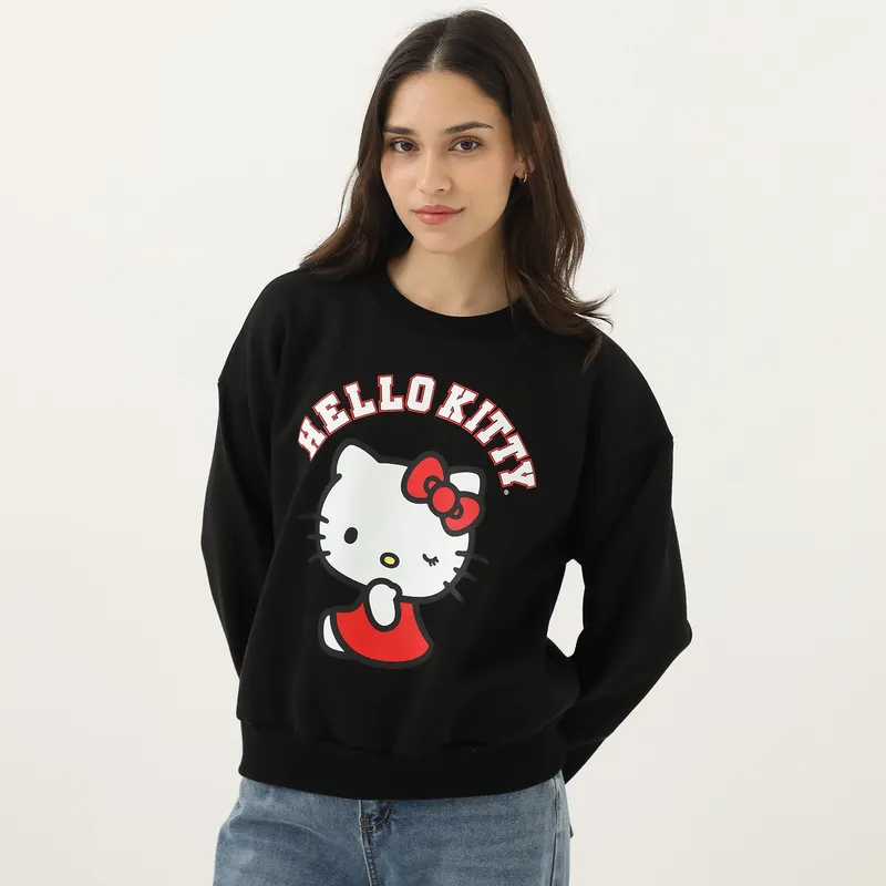 SYBILLA - Polera Algodón Hello Kitty Mujer Sybilla