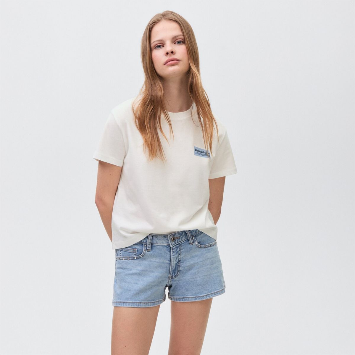 MANGO TEEN - Polo 100% Algodón Mujer Mango Teen