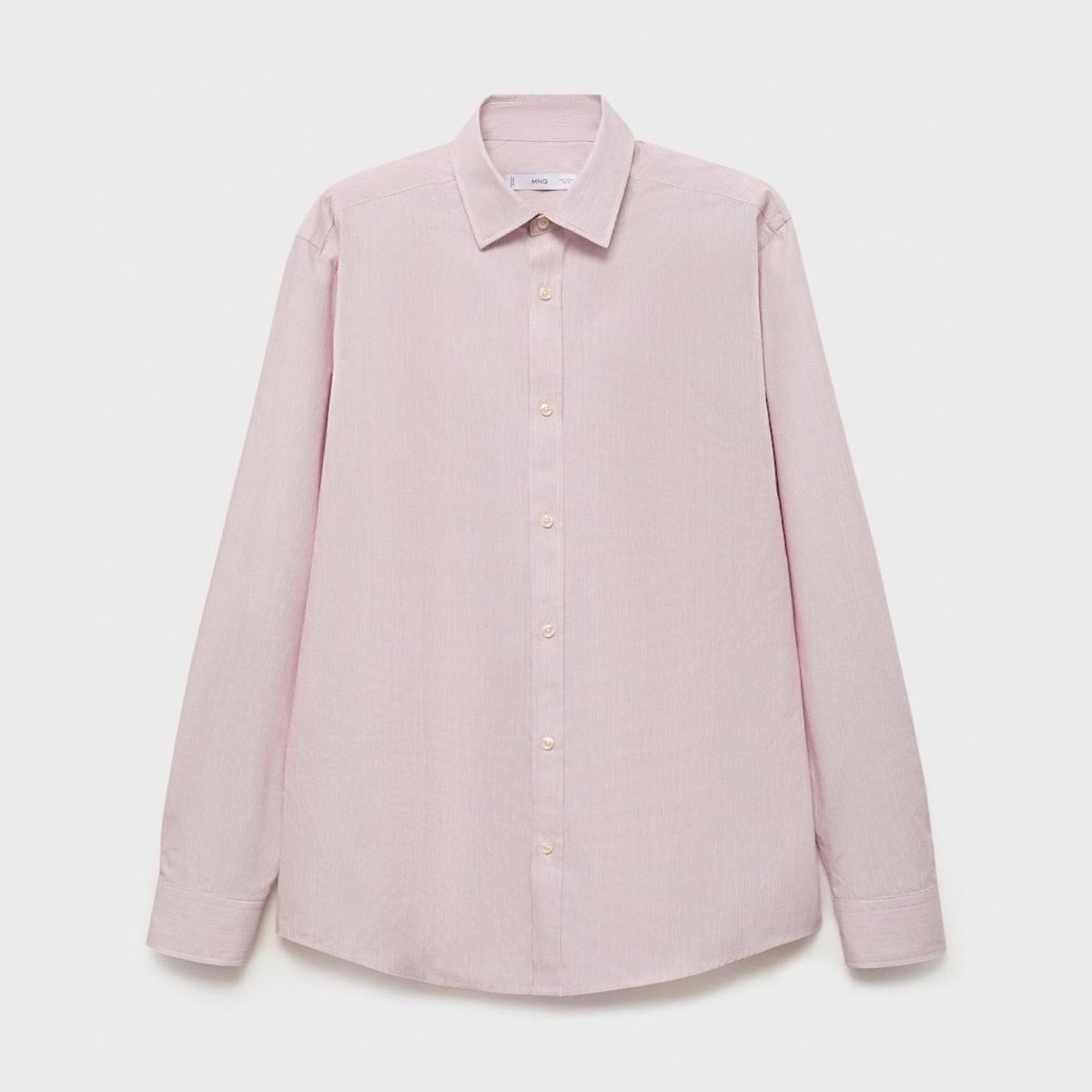 MANGO - Camisa 100% Algodón Rayas Slim Fit Hombre Mango Man