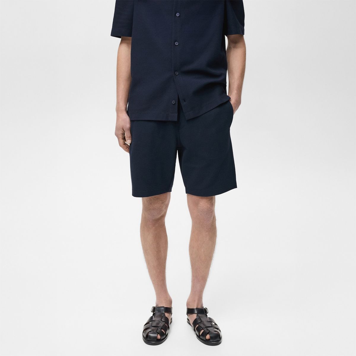 MANGO - Short Casual Blanco Hombre Mango Man