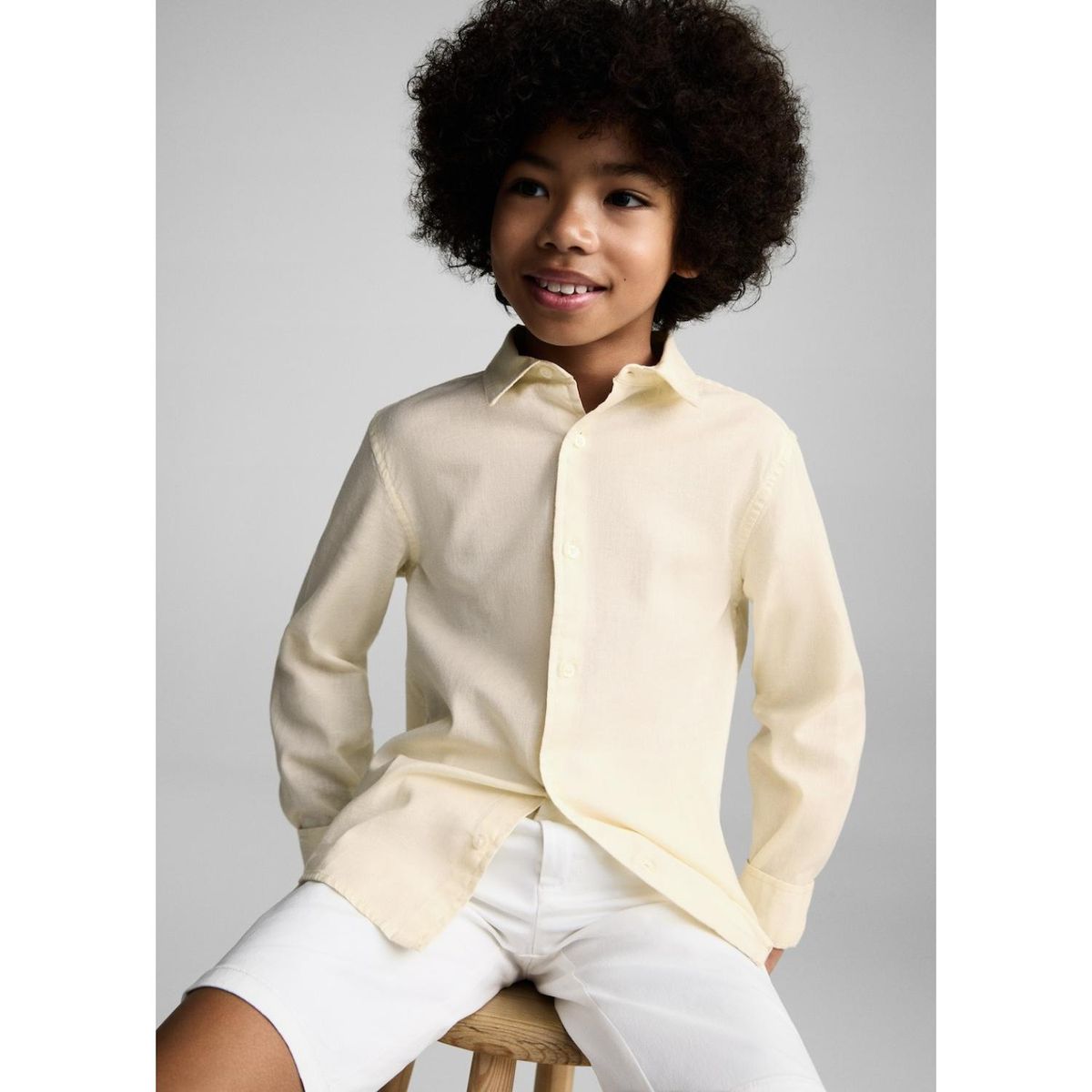 MANGO KIDS - Camisa Niño Algodón Mango Kids