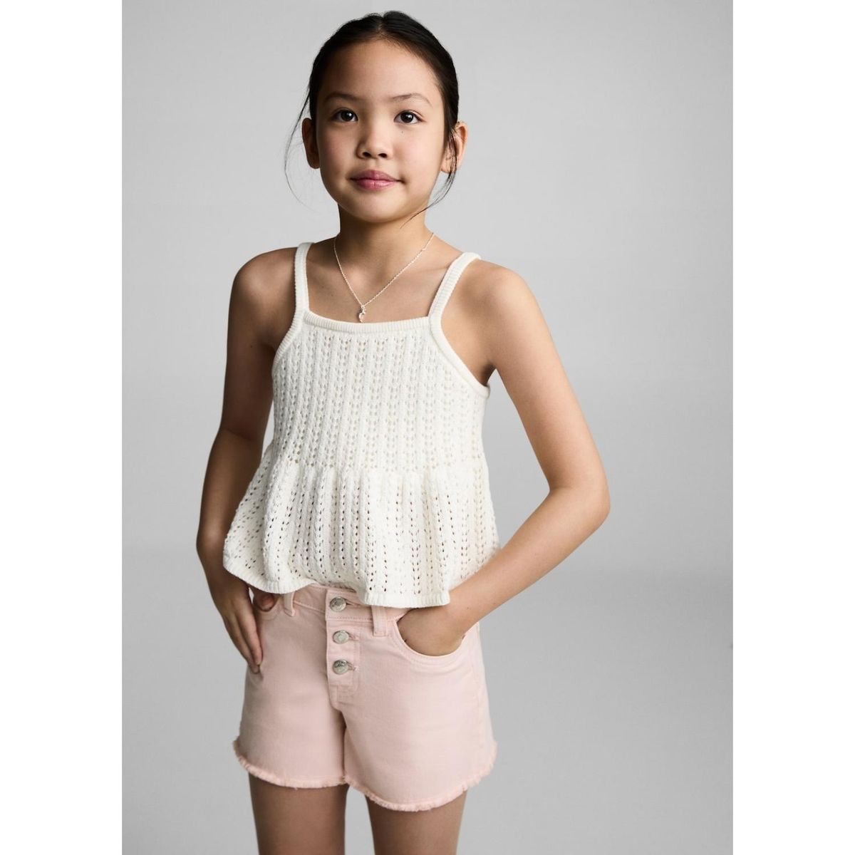 MANGO KIDS - Shorts Niña Algodón Mango Kids