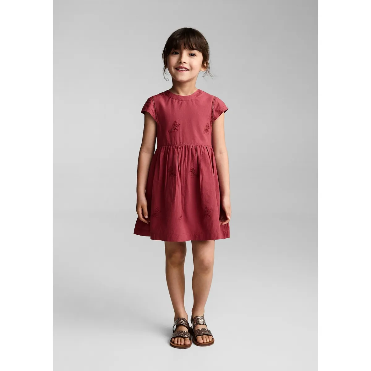 MANGO KIDS - Vestido Bebé Niña Algodón Mango Kids