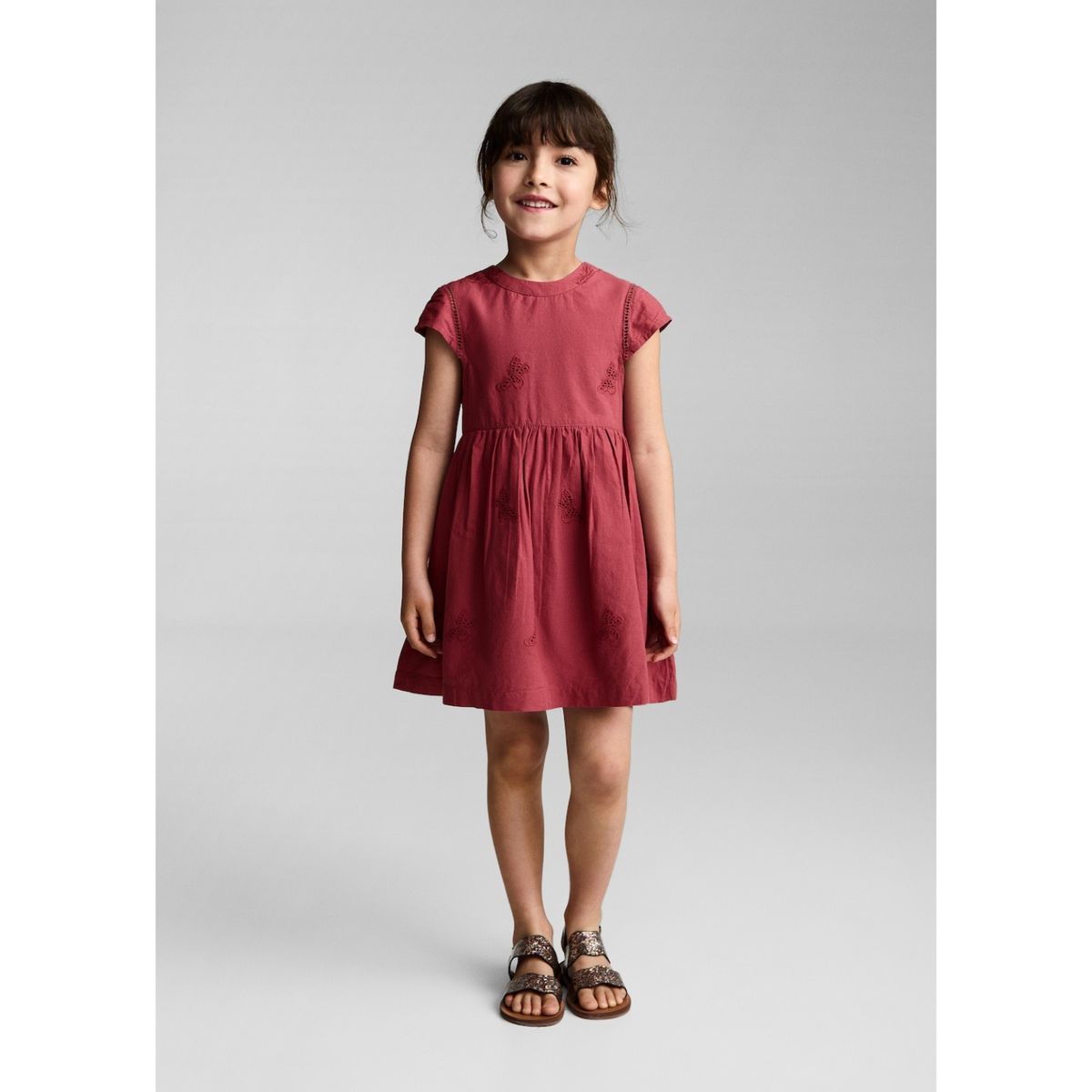 MANGO KIDS - Vestido Bebé Niña Algodón Mango Kids