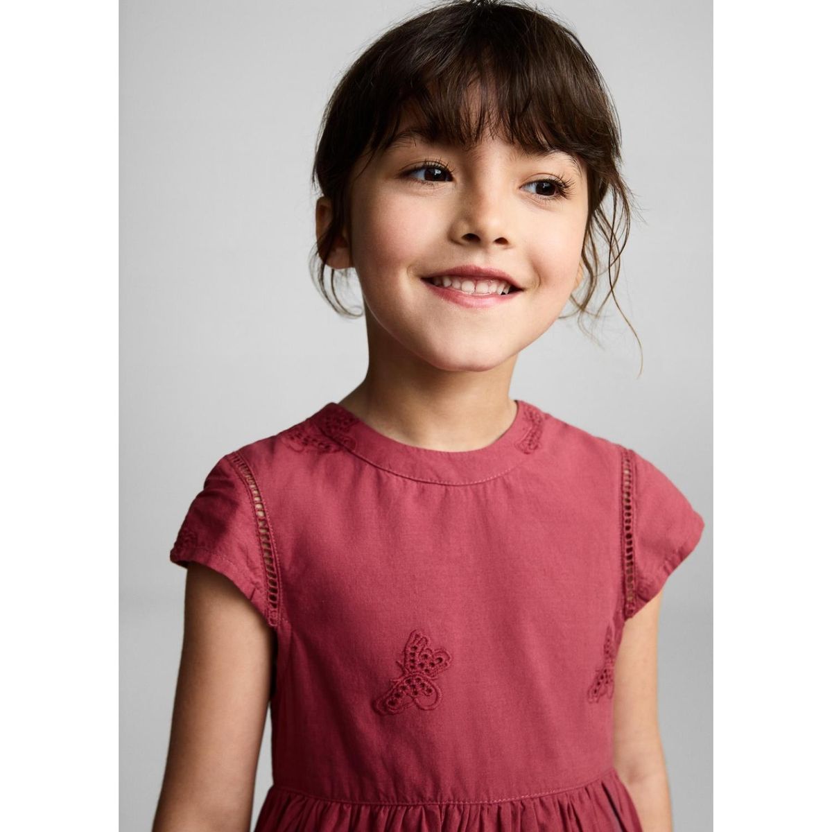 MANGO KIDS - Vestido Bebé Niña Algodón Mango Kids