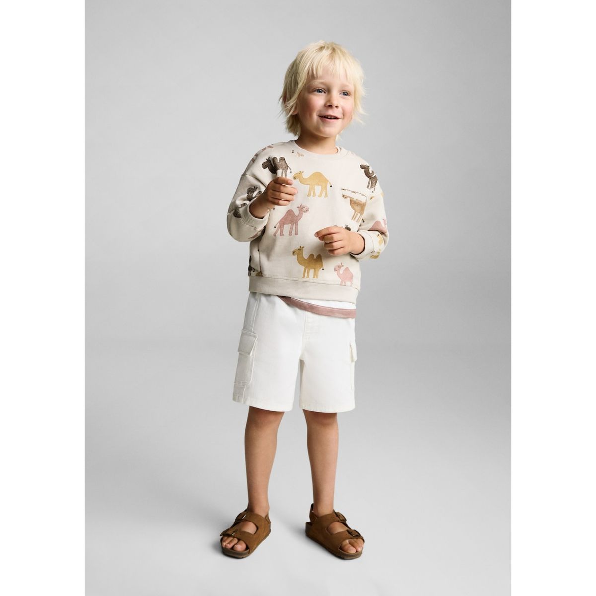 MANGO KIDS - Polera Bebé Niño Algodón Mango Kids