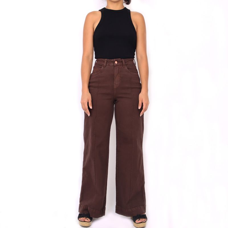 KAYRA POBLET - Jean Wide Leg Mujer Kayra Poblet