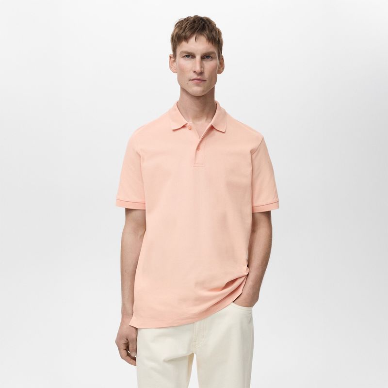 MANGO - Polo Regular Fit Algodón Piqué Mango Man