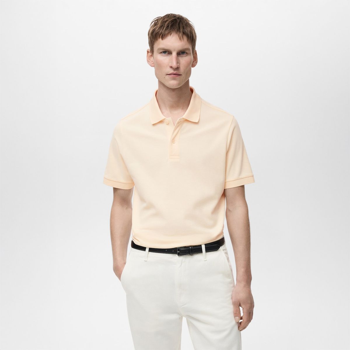 MANGO - Polo Regular Fit Algodón Piqué Mango Man
