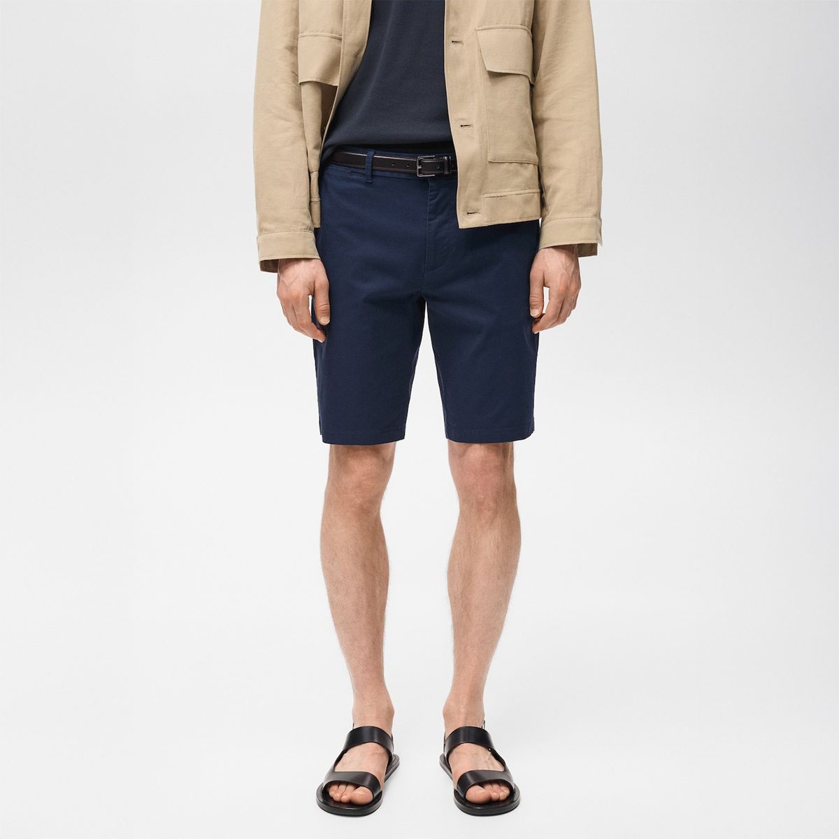 MANGO - Short Algodón Slim Fit Mango Man