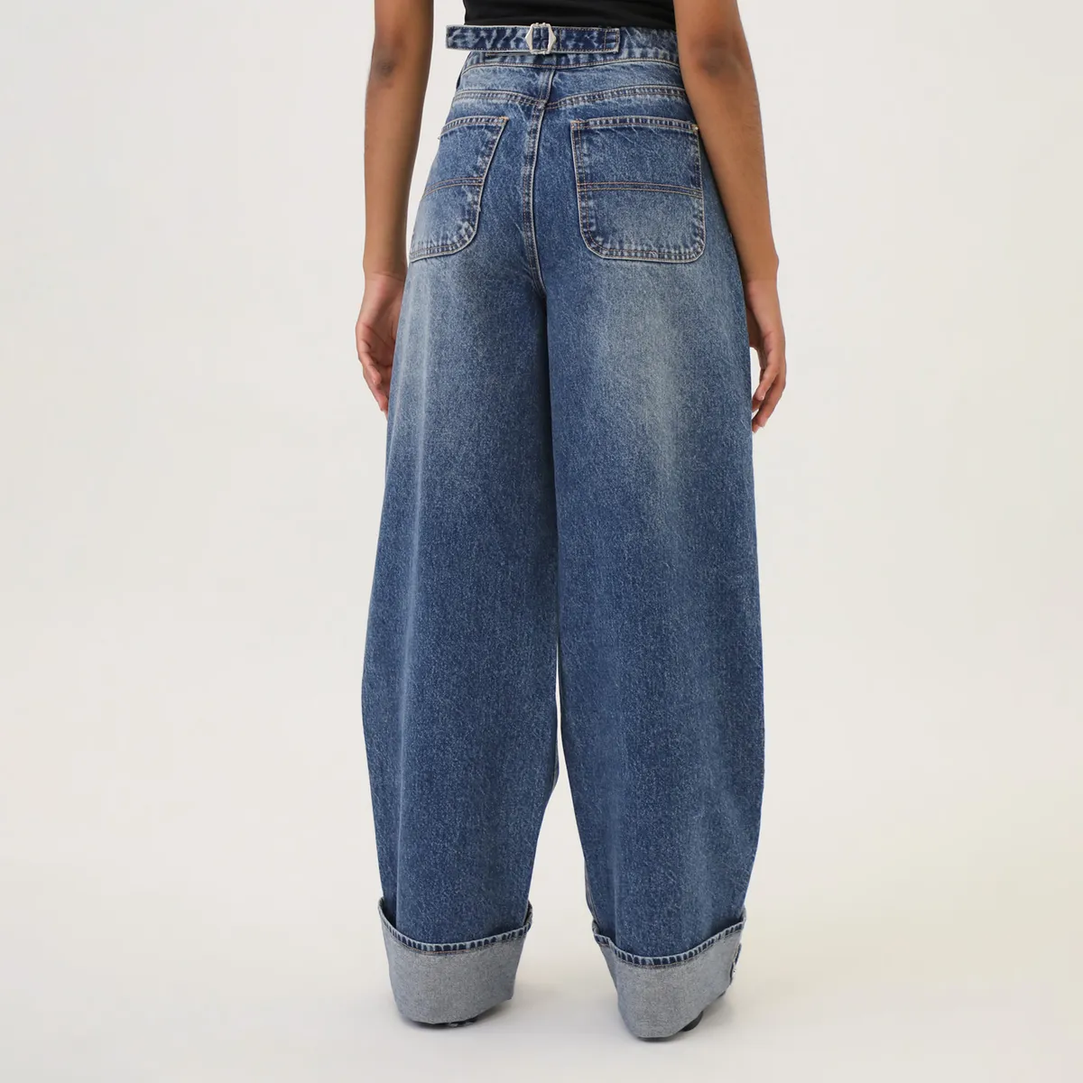 DENIMLAB - Jean Wide Leg Tiro Alto Mujer Denimlab