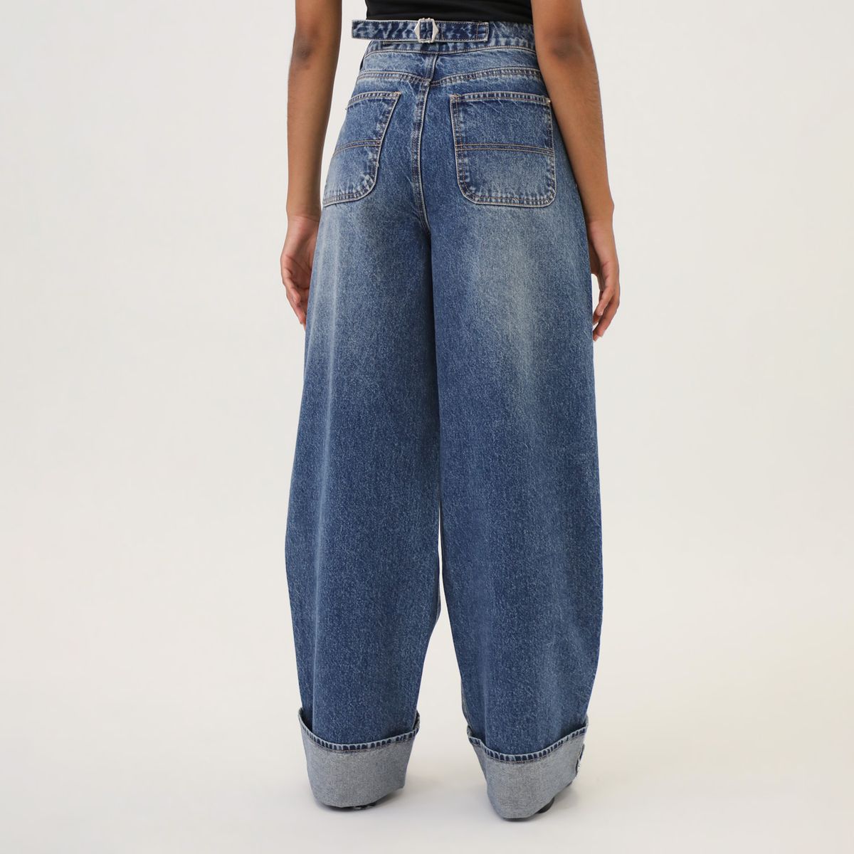 DENIMLAB - Jean Wide Leg Tiro Alto Mujer Denimlab