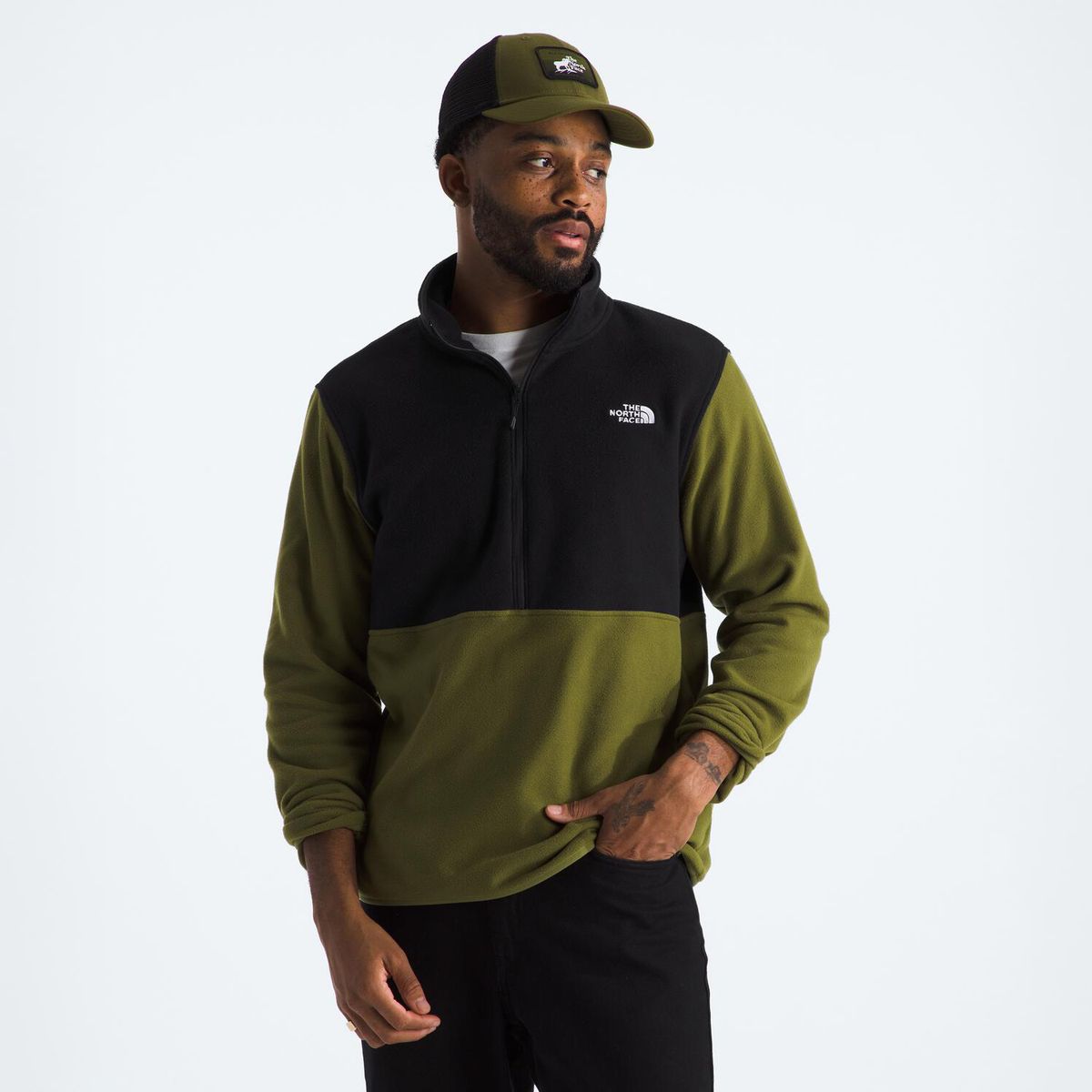 THE NORTH FACE - Polar Medio Cierre Glacier Fleece Hombre The North Face