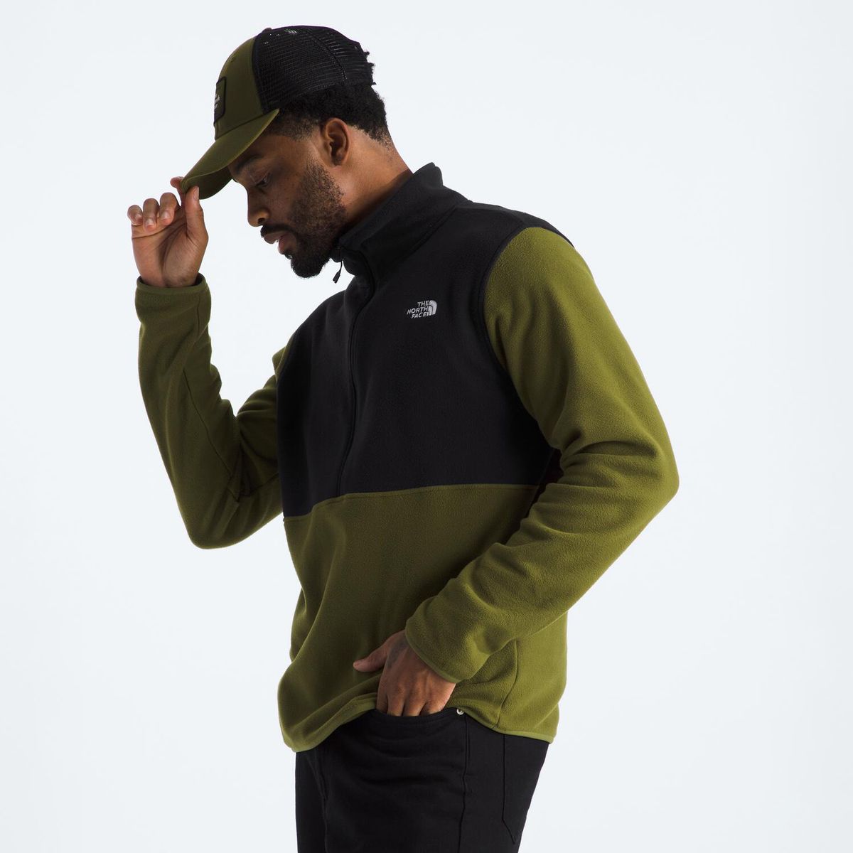 THE NORTH FACE - Polar Medio Cierre Glacier Fleece Hombre The North Face