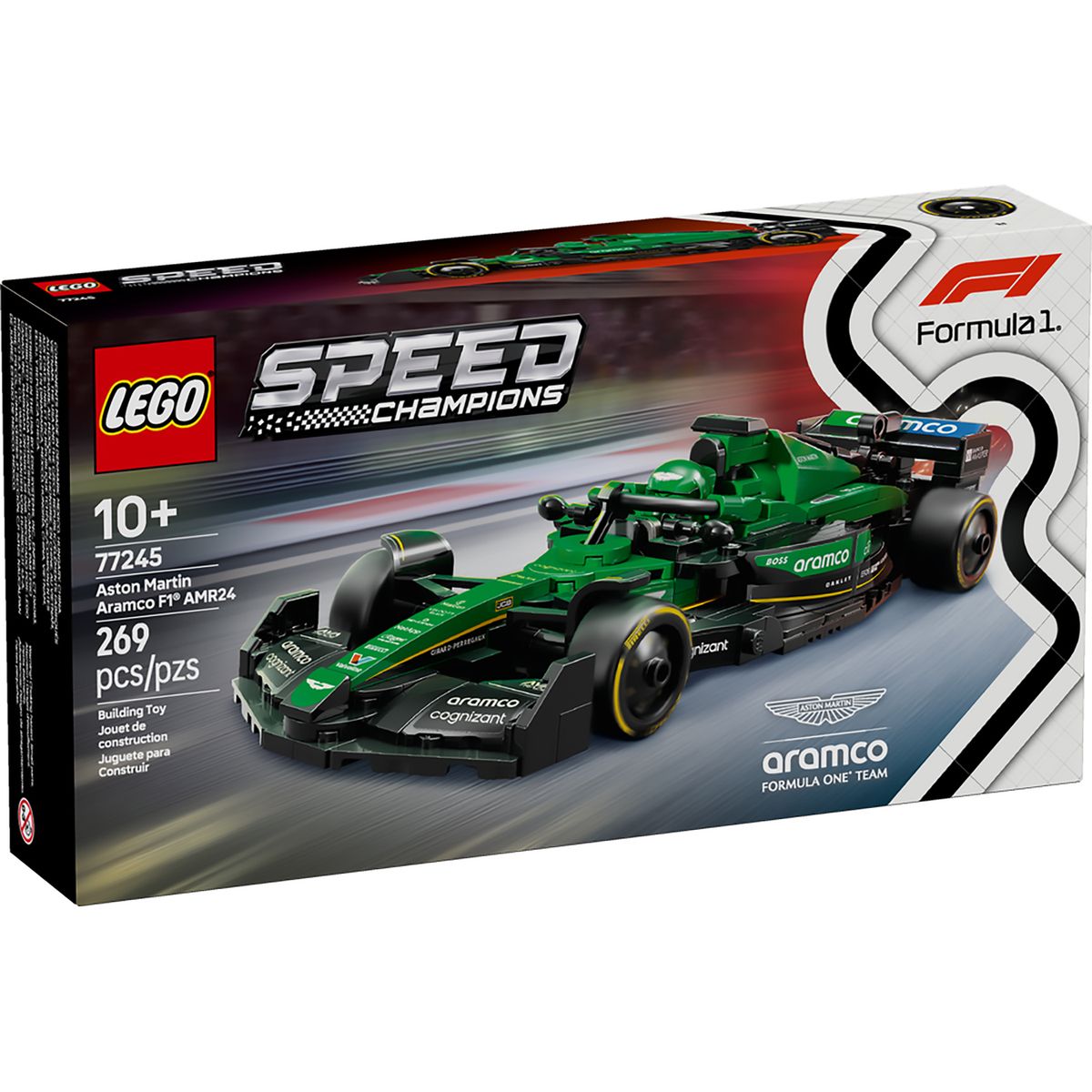 LEGO - Carro F1 Aston Martin Aramco Amr24 Fórmula 1 Lego 77245