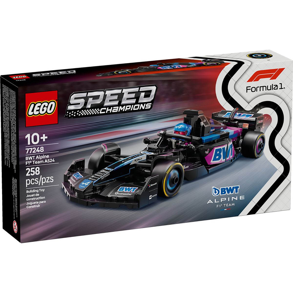 LEGO - Carro F1 Bwt Alpine F1 Team A524 Fórmula 1 Lego 77248