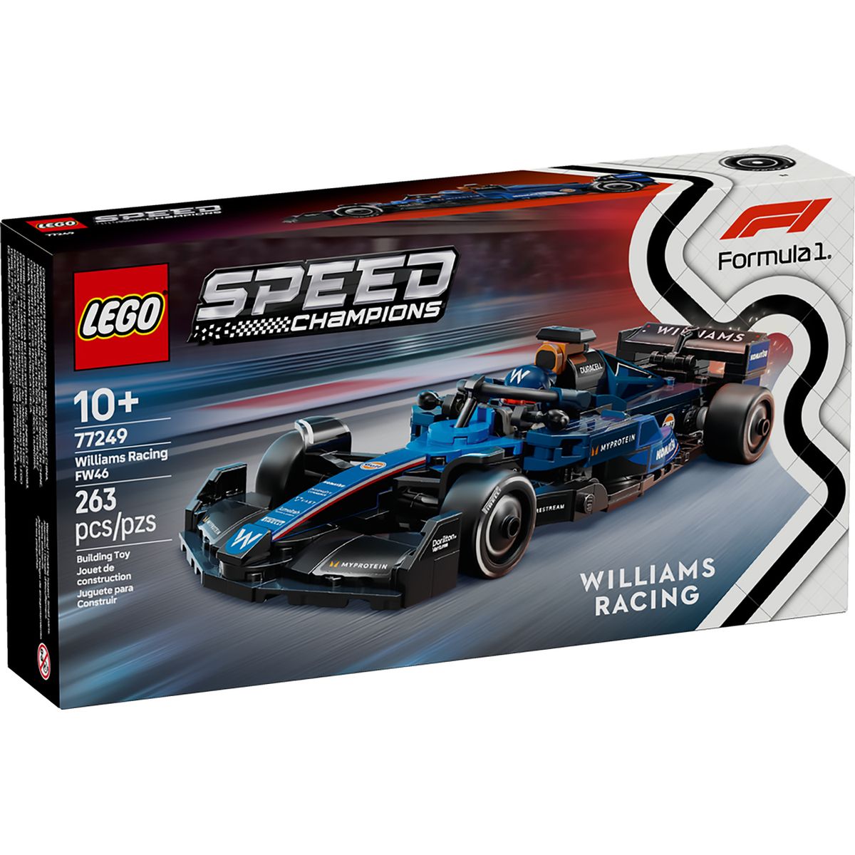 LEGO - Carro F1 Williams Racing Fw46 Fórmula 1 Lego 77249