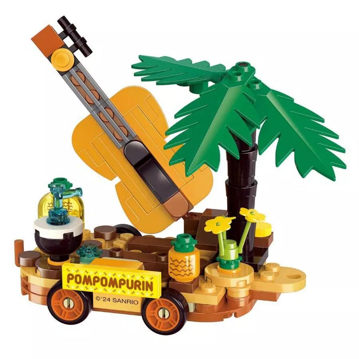 HELLO KITTY - Carrito Con Personaje Música En La Playa Con Pompompurin Hello Kitty