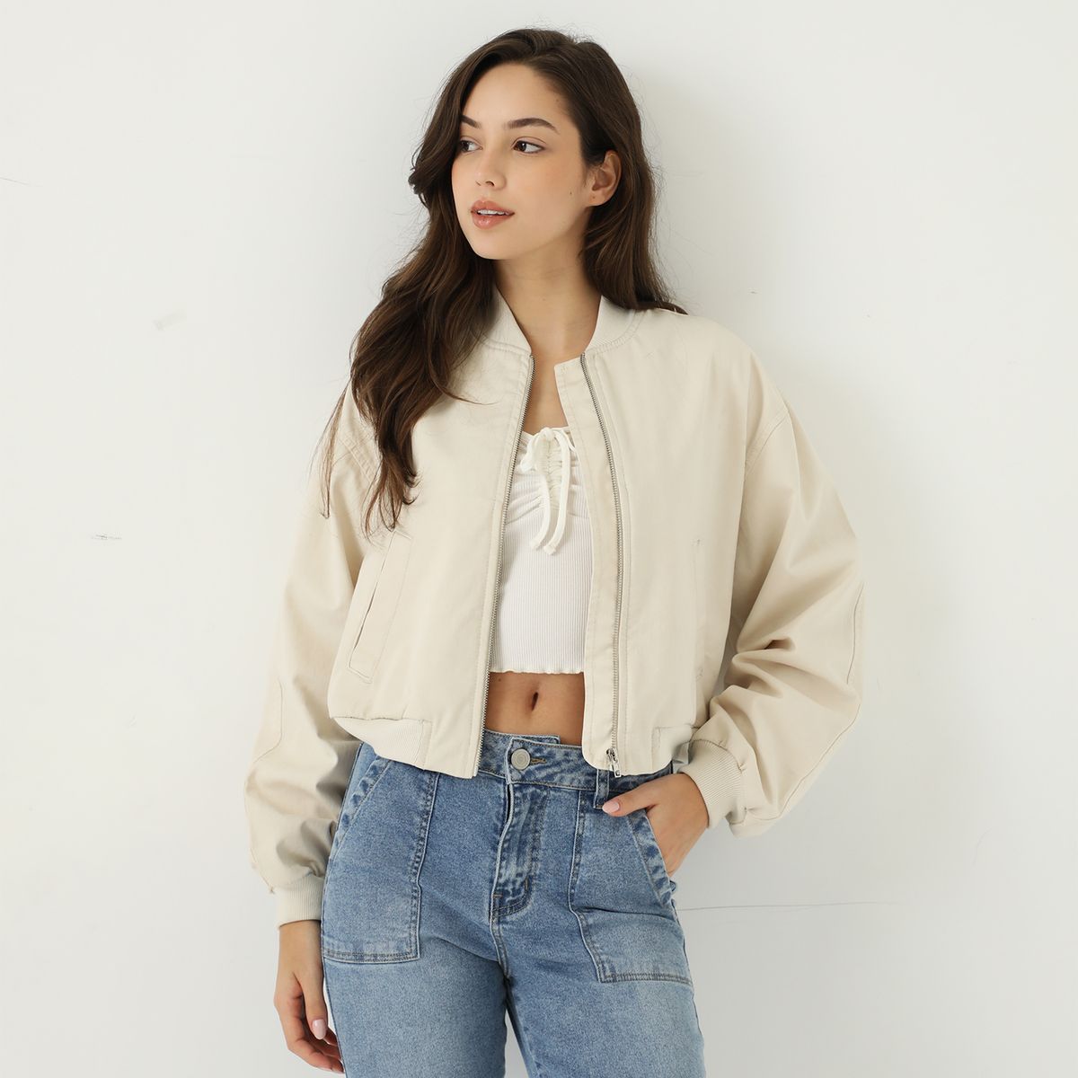 AMERICAN ABBEY - Casaca Bomber Color