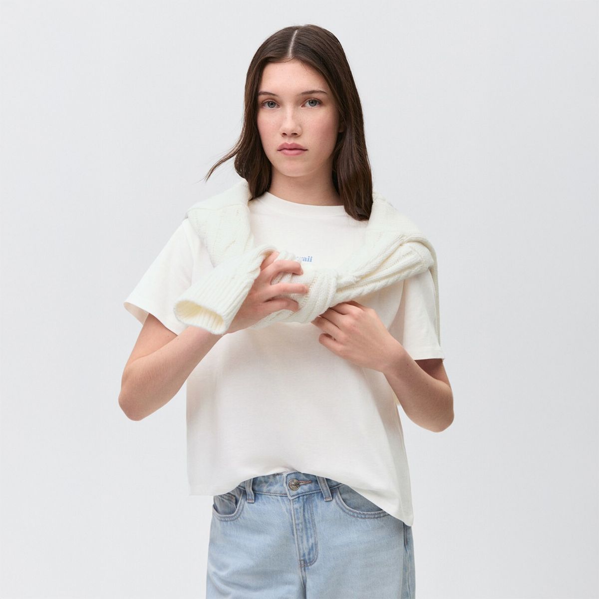 MANGO TEEN - Polo 100% Algodón Mujer Mango Teen