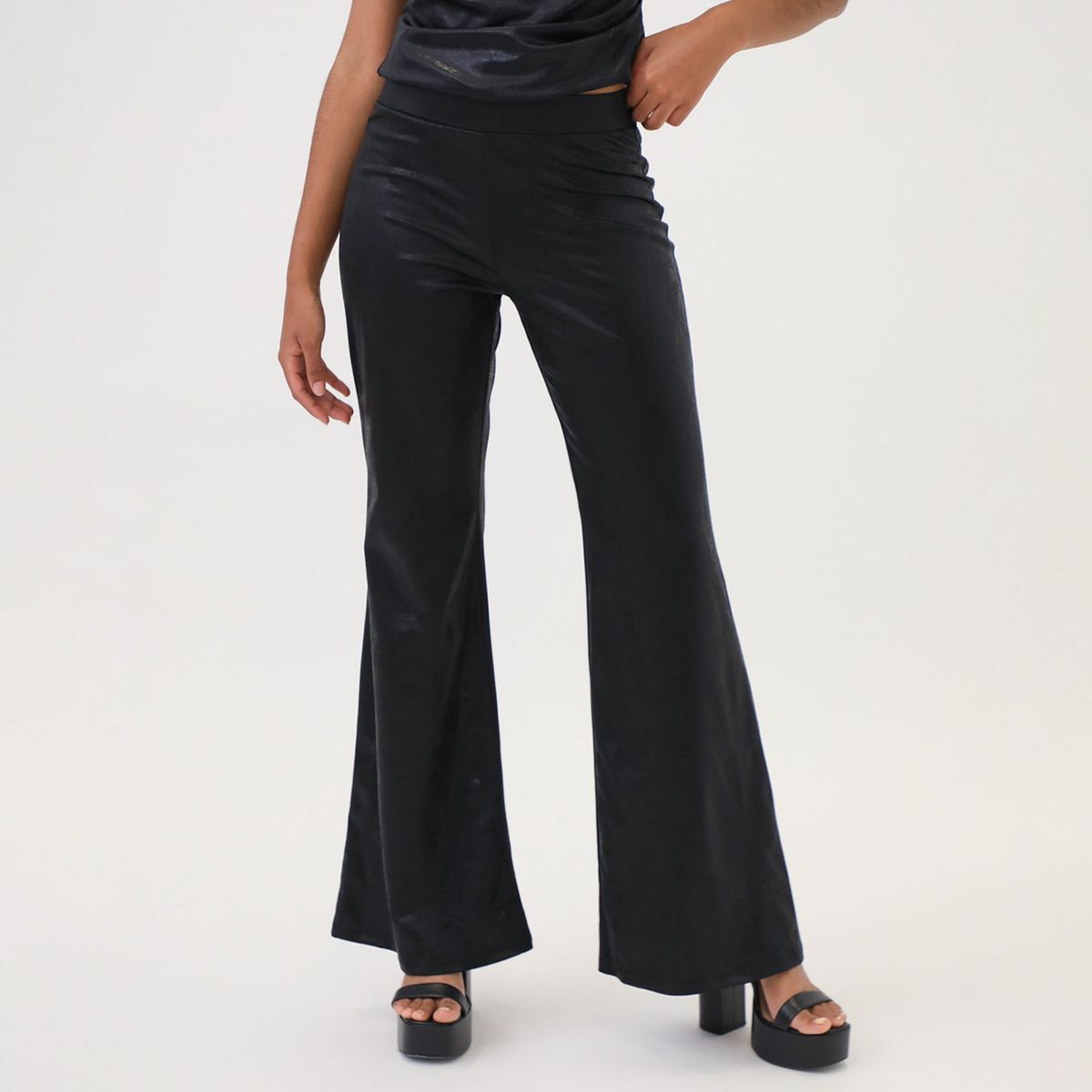 MOSSIMO - Pantalón Flare Mujer Mossimo