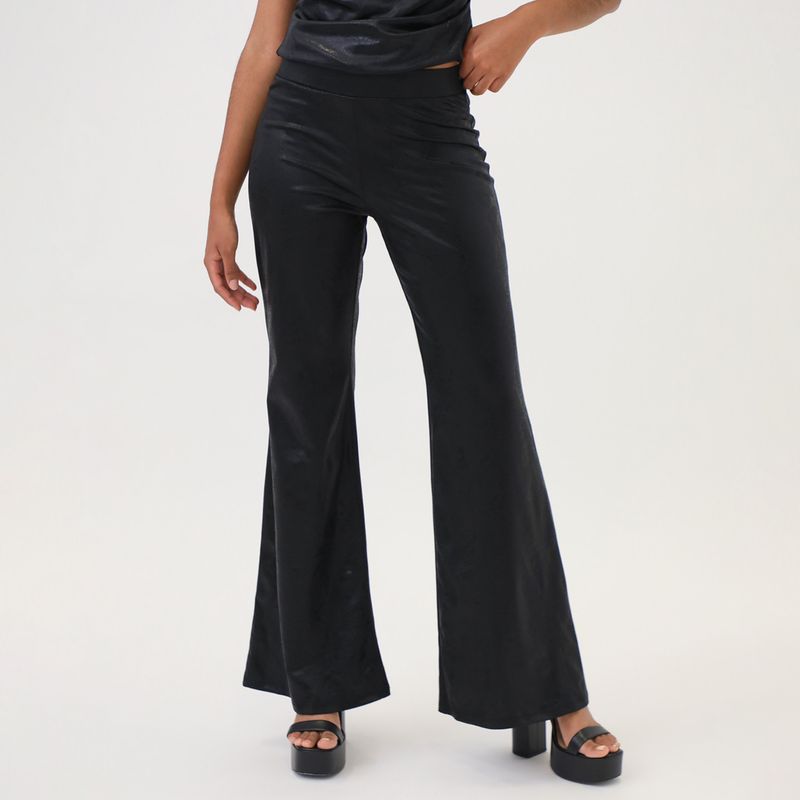 MOSSIMO - Pantalón Flare Mujer Mossimo