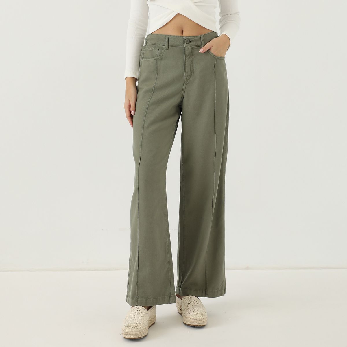 DOO AUSTRALIA - Pantalon Color Franja Central