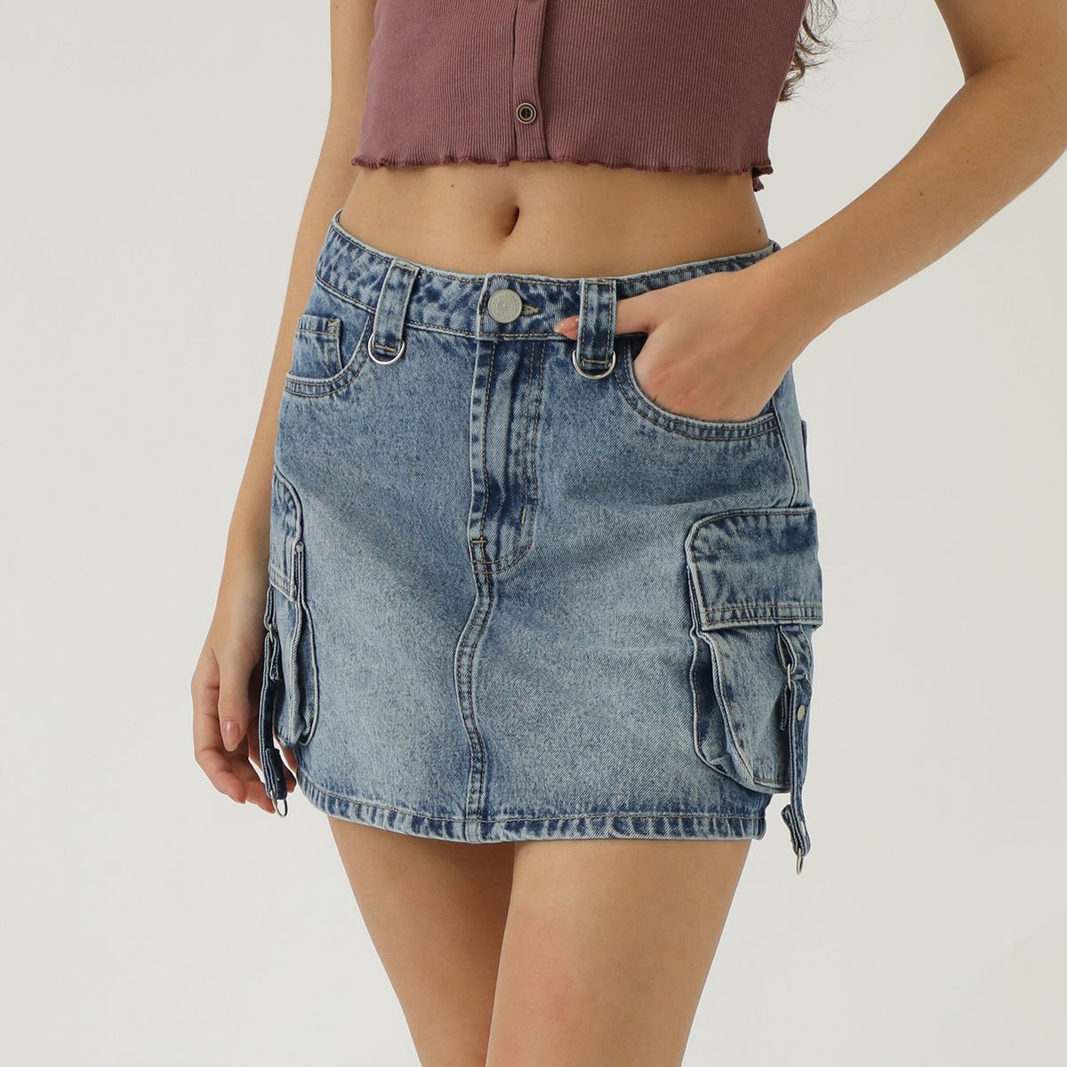 DOO AUSTRALIA - Falda Denim Cargo