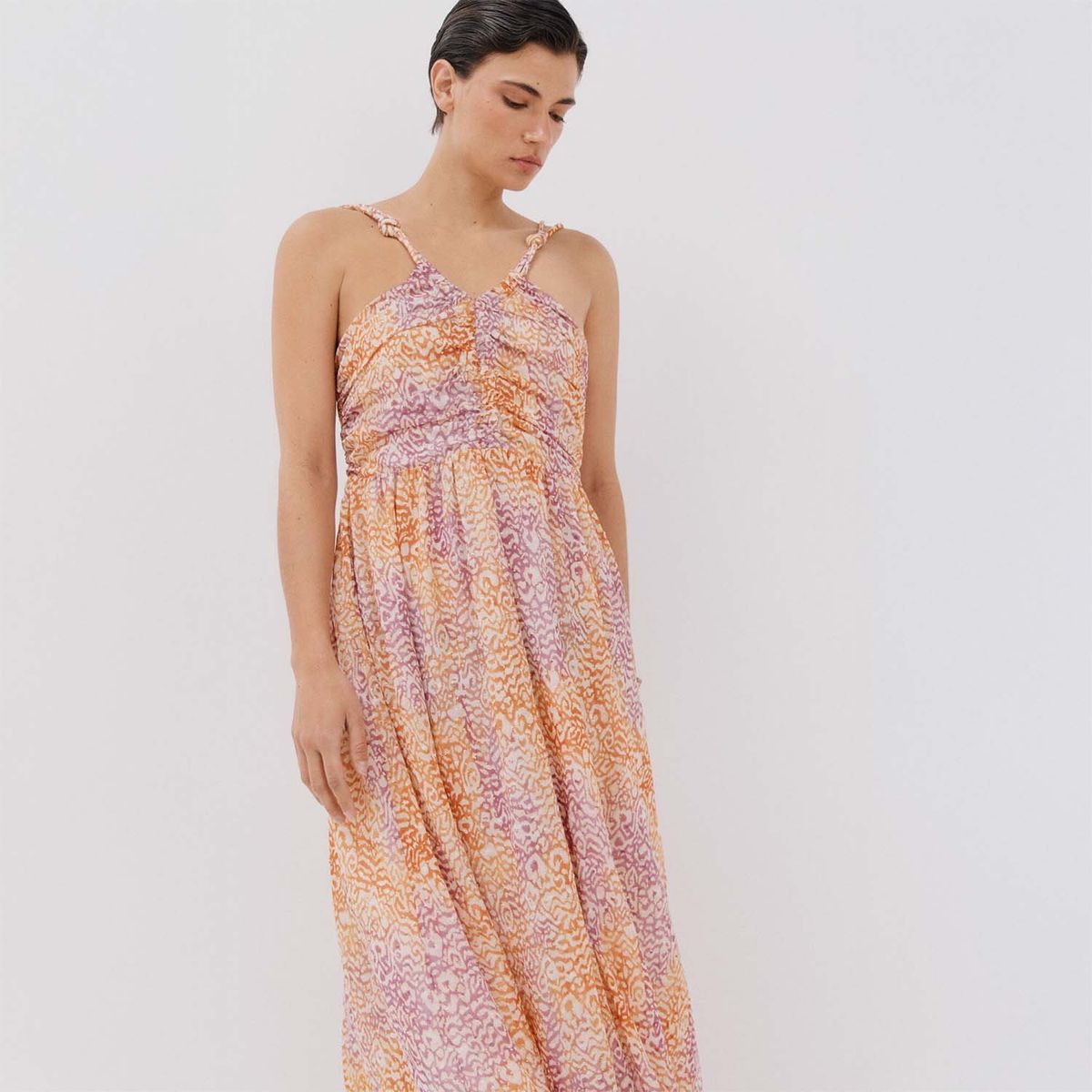 CORTEFIEL - Vestido Largo Casual Mujer Cortefiel