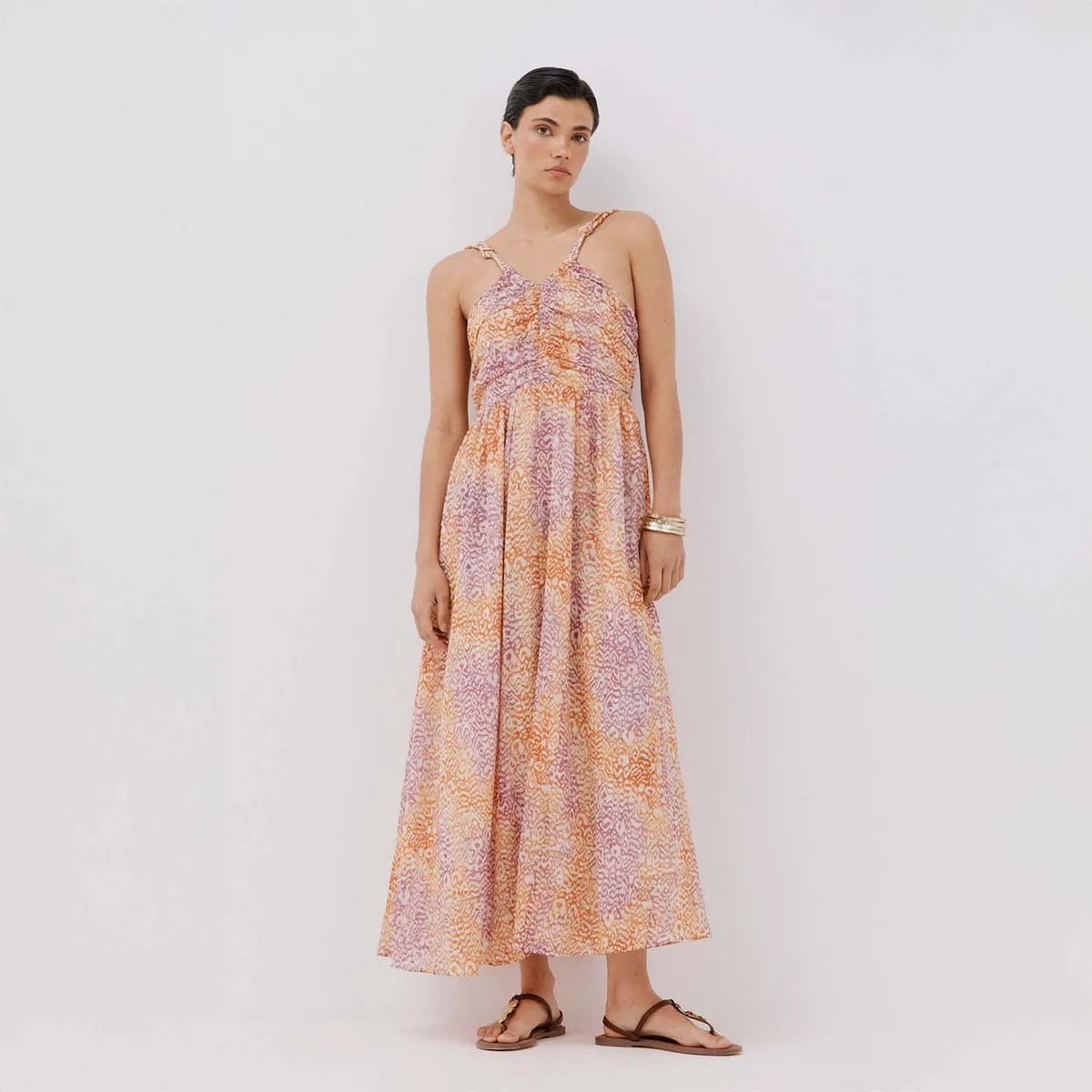 CORTEFIEL - Vestido Largo Casual Mujer Cortefiel