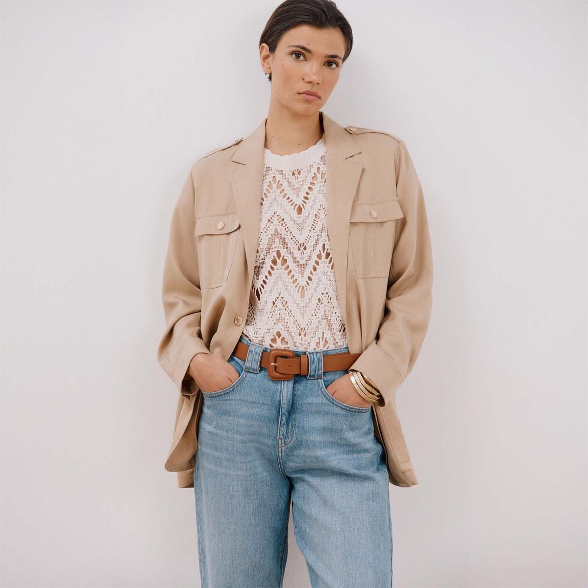 CORTEFIEL - Casaca Casual Mujer Cortefiel