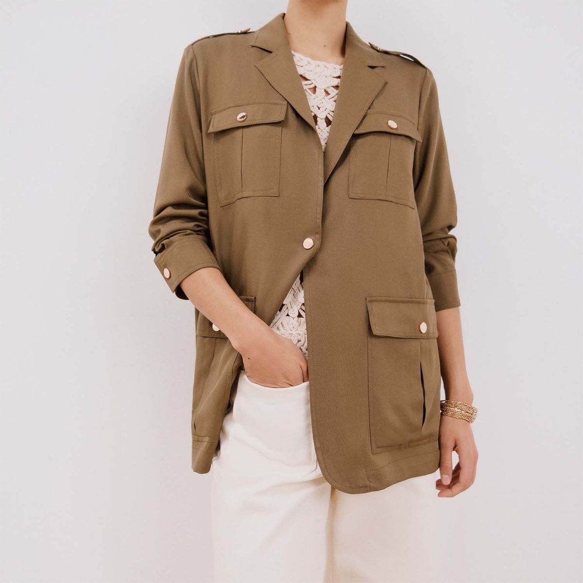 CORTEFIEL - Casaca Casual Mujer Cortefiel