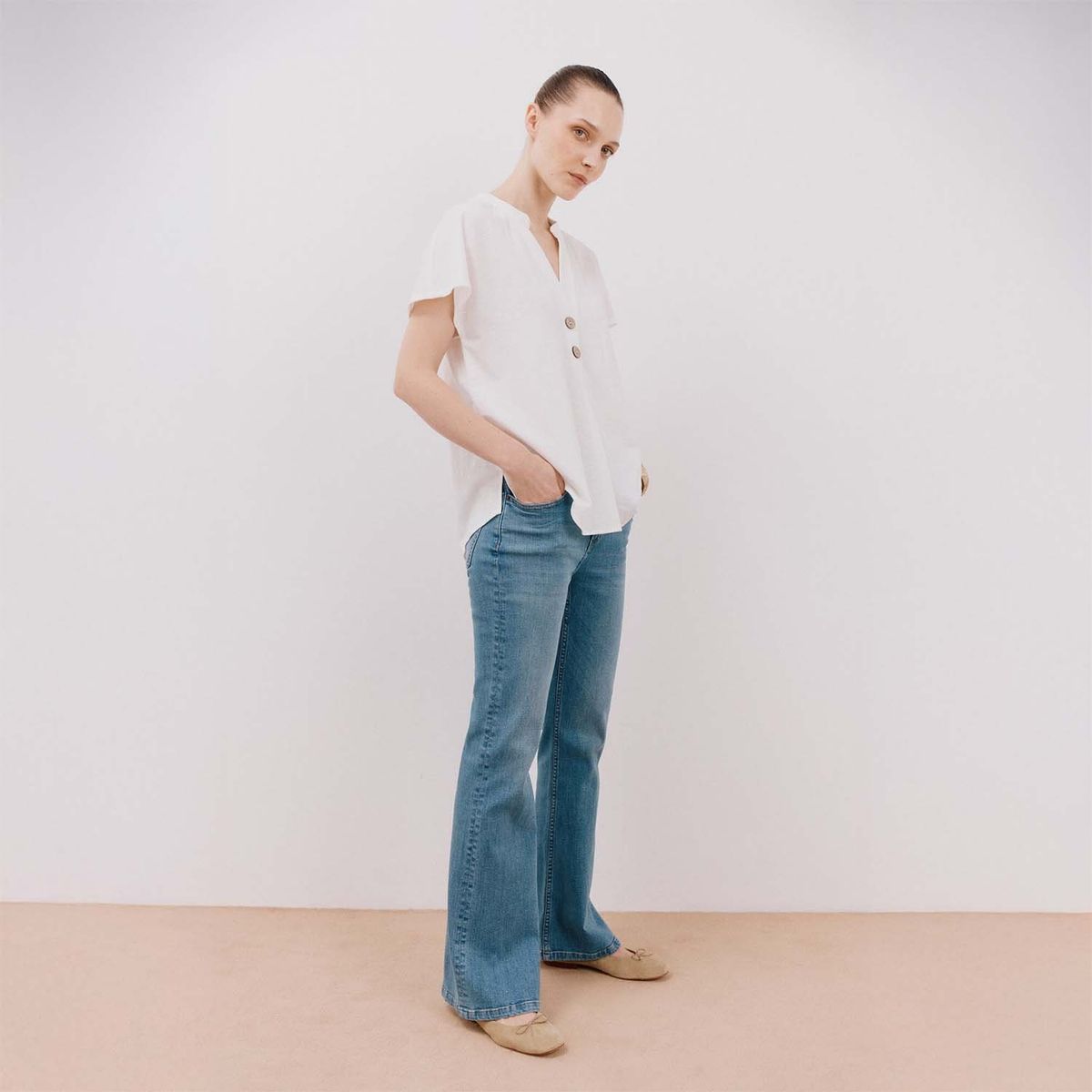 CORTEFIEL - Blusa Casual Mujer Cortefiel