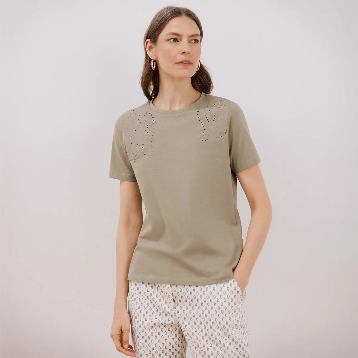 CORTEFIEL - Polo Manga Corta 100% Algodón Mujer Cortefiel