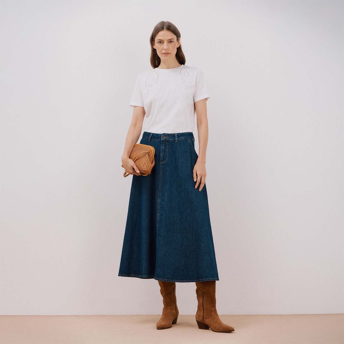 CORTEFIEL - Polo Manga Corta 100% Algodón Mujer Cortefiel