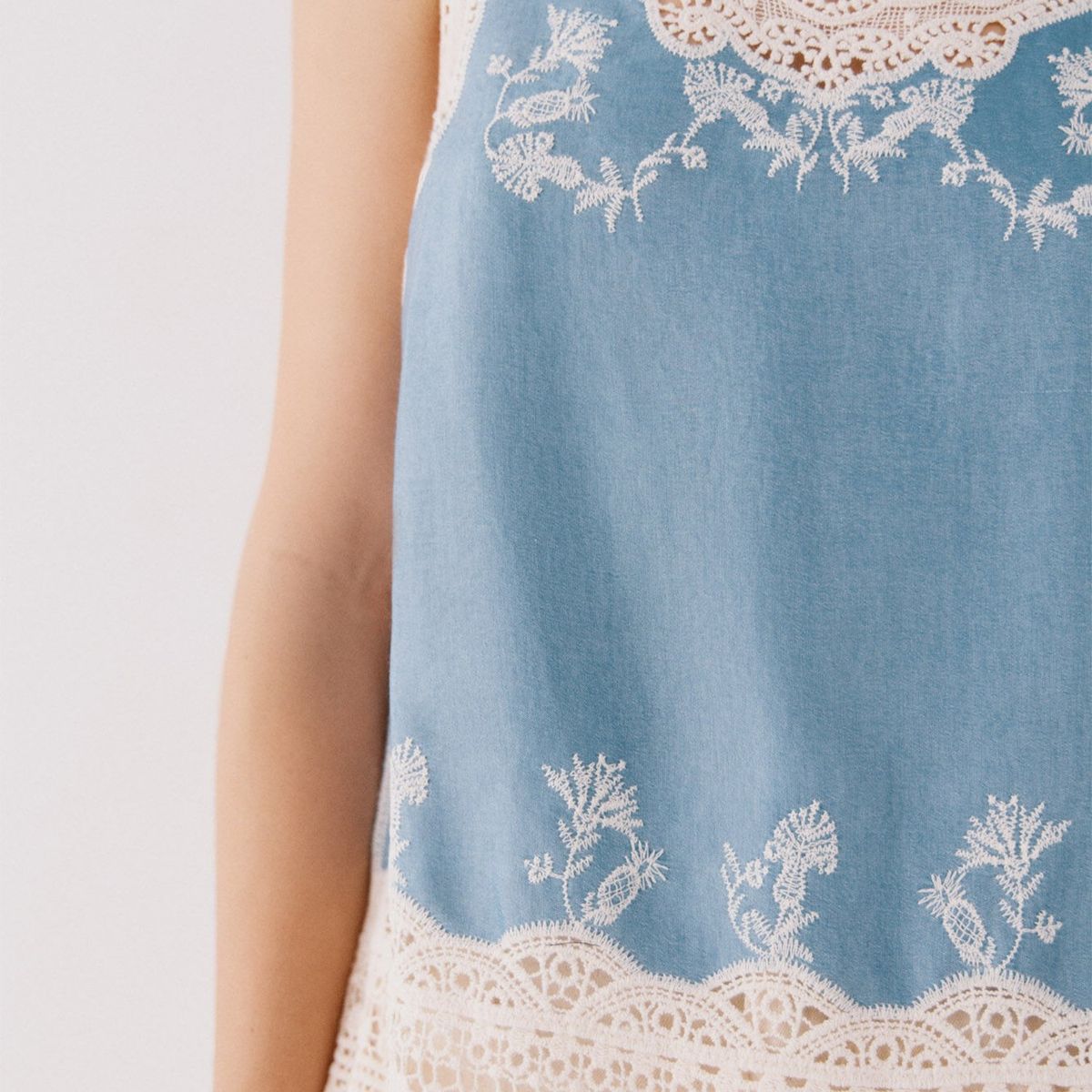 CORTEFIEL - Top Sin Mangas Casual Mujer Cortefiel